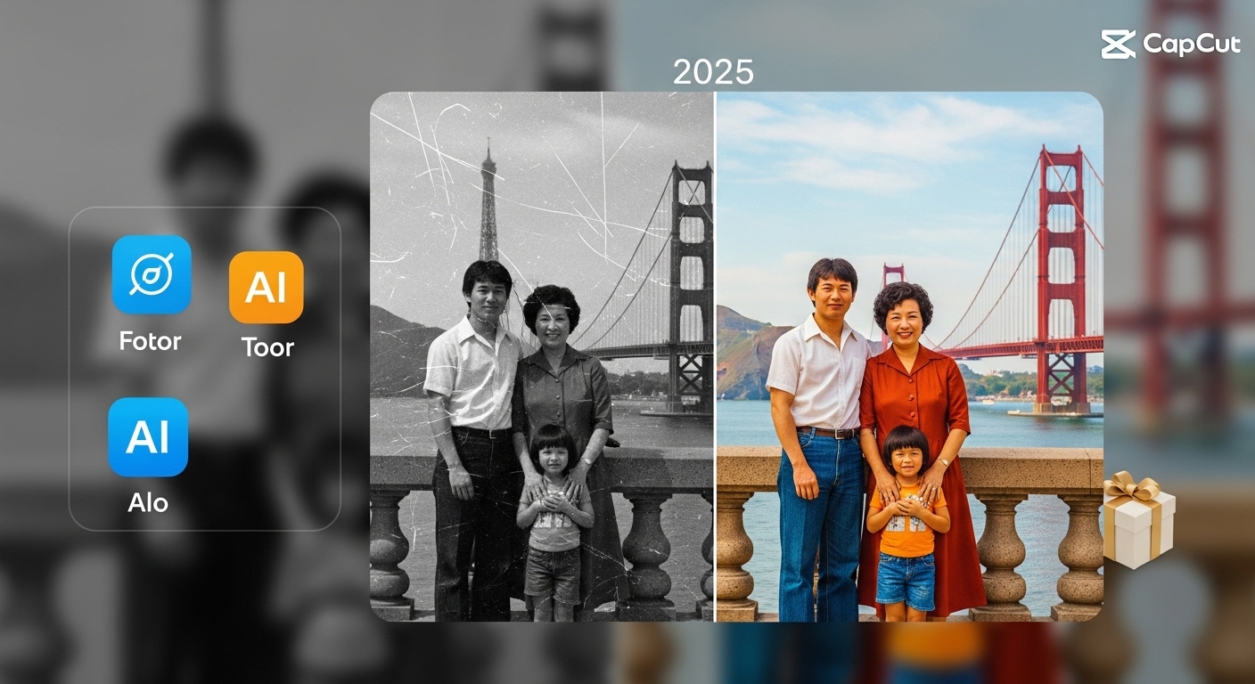 "할머니가 20대로?" 흑백사진 한 장이 AI로 컬러풀하게 부활하는 마법