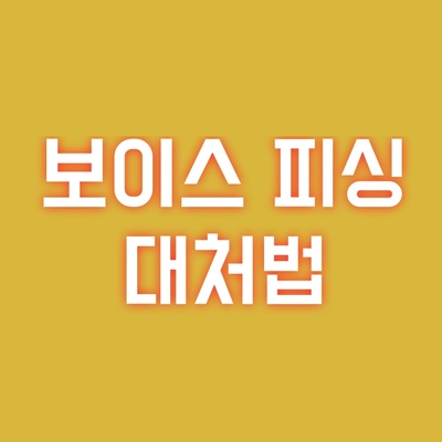 보이스-피싱-대처법