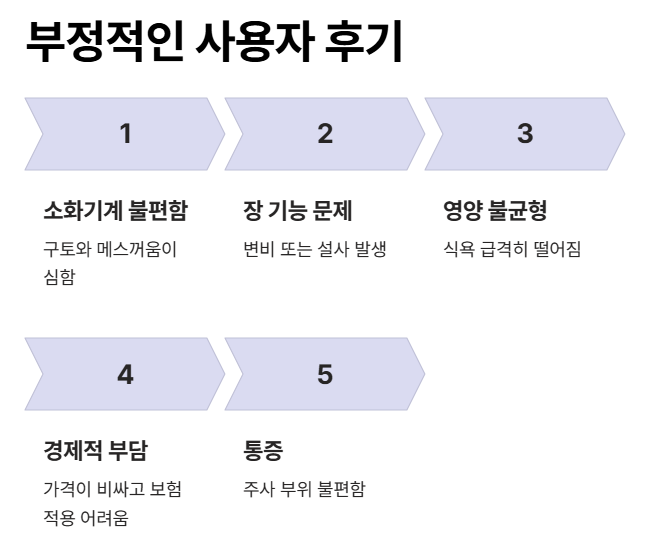 위고비 부정적인 후기