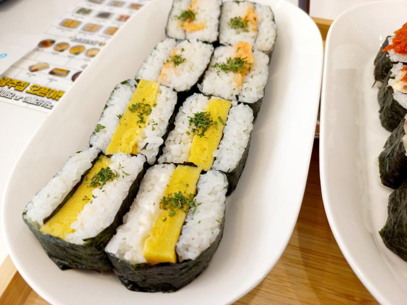 미상주먹김밥 계란주먹김밥