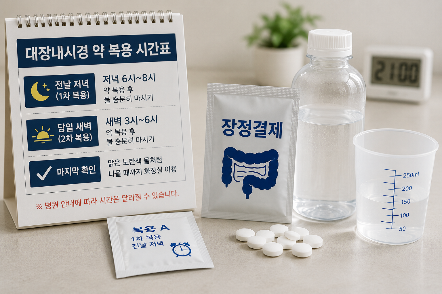 대장내시면 약 보용