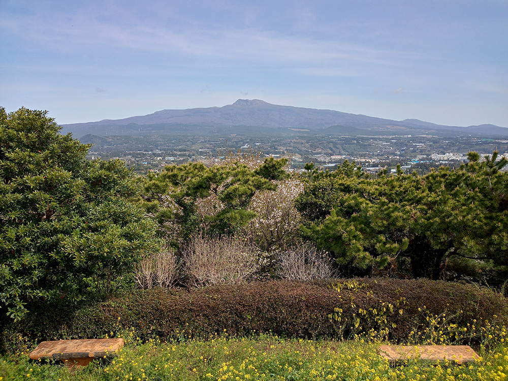 올레7코스 삼매봉에서 바라 본 한라산 뷰