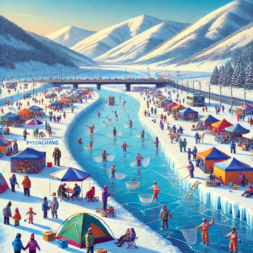 평창 송어축제 설명 사진