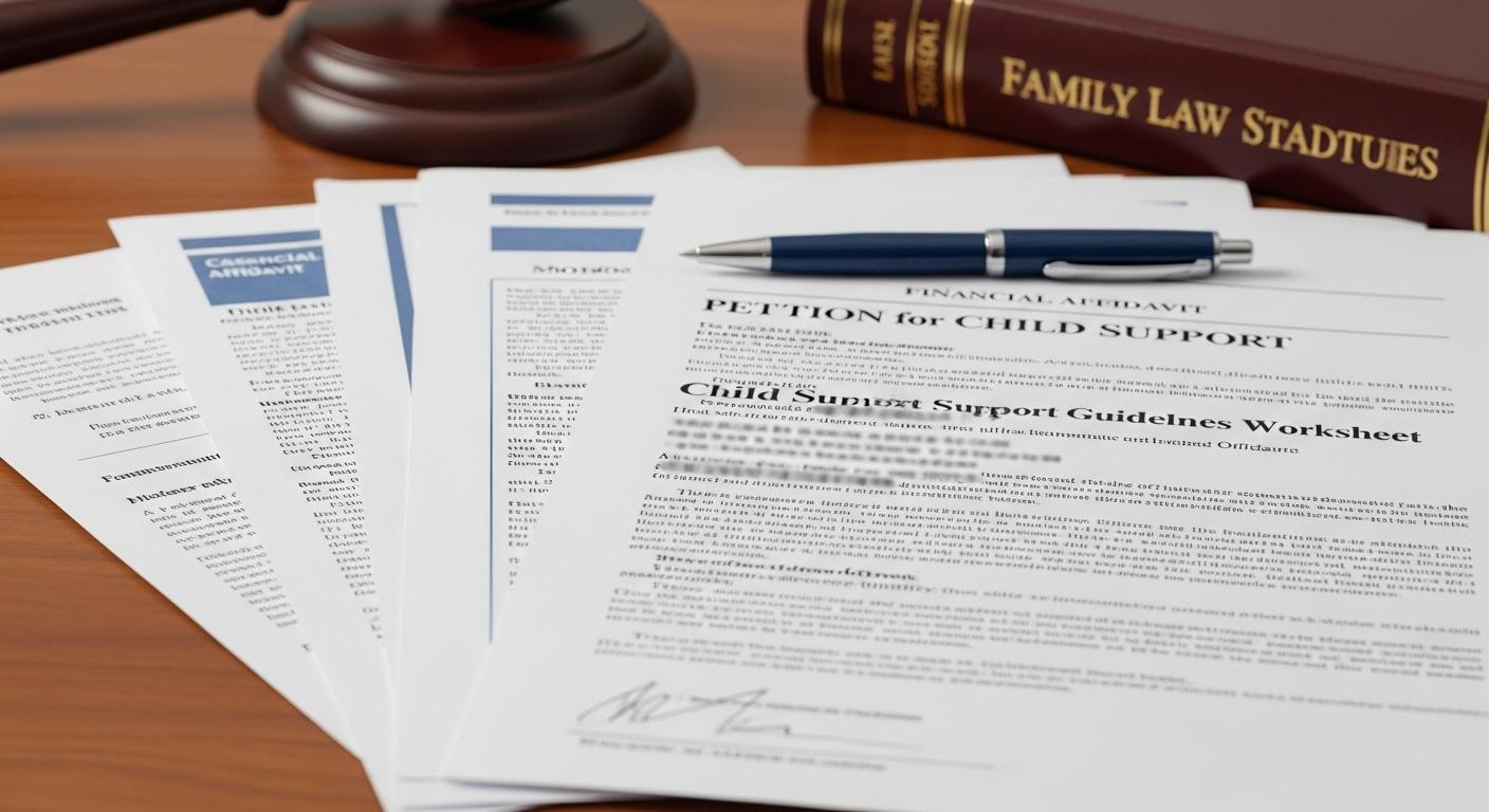 양육비 소송 서류