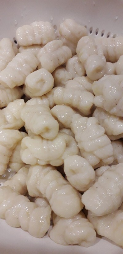 감자뇨끼 만들기 삶기