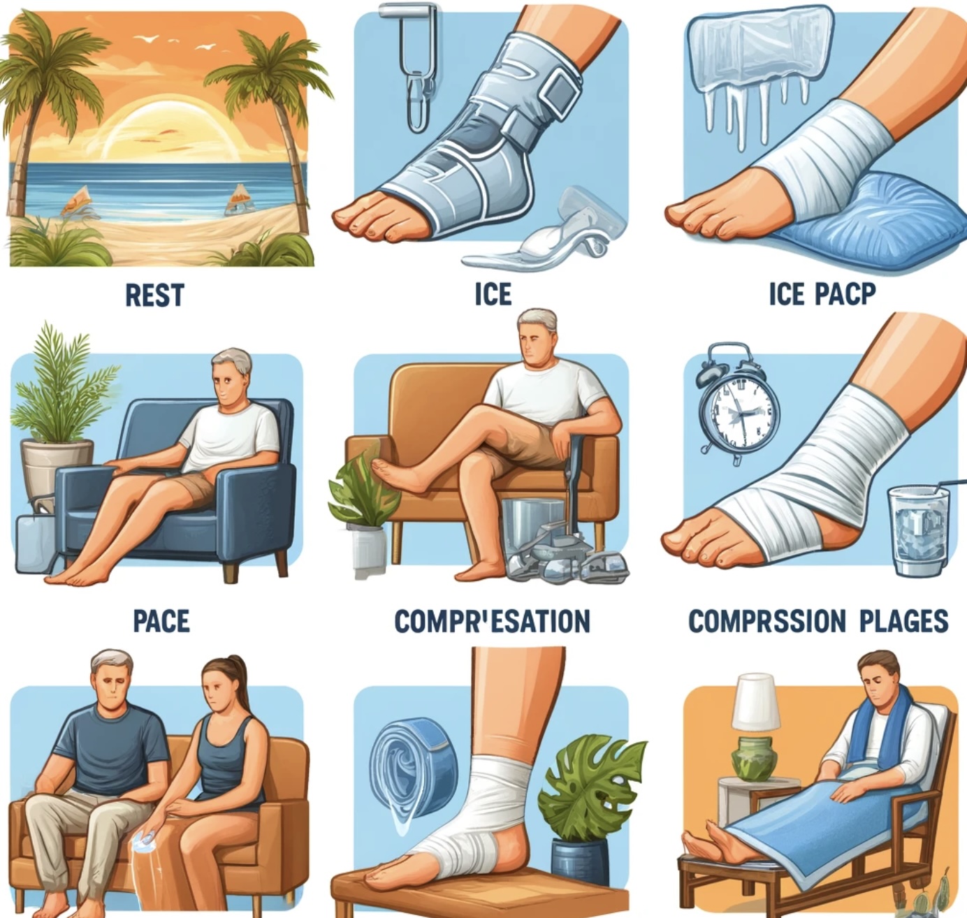 복숭아뼈부음: 원인과 효과적인 치료 방법