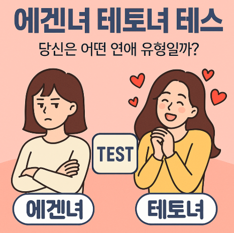 에겐녀 테토녀 테스트 – 당신은 어떤 연애 유형일까?