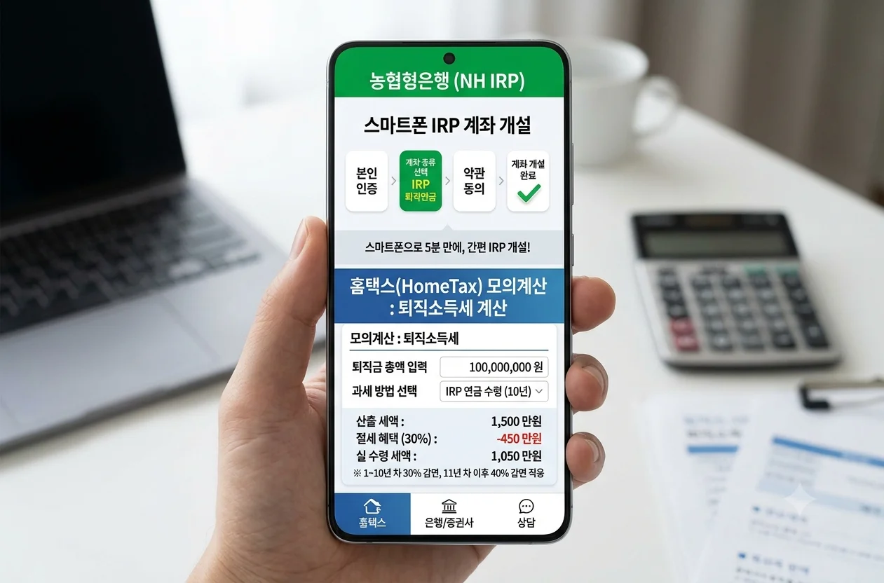 IRP 계좌 중도해지 16.5퍼센트 기타소득세 페널티 및 법정 중도인출 사유