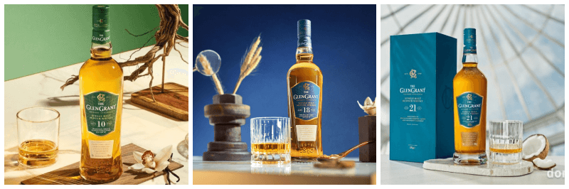 글렌그란트 10년, 18년, 21년 사진