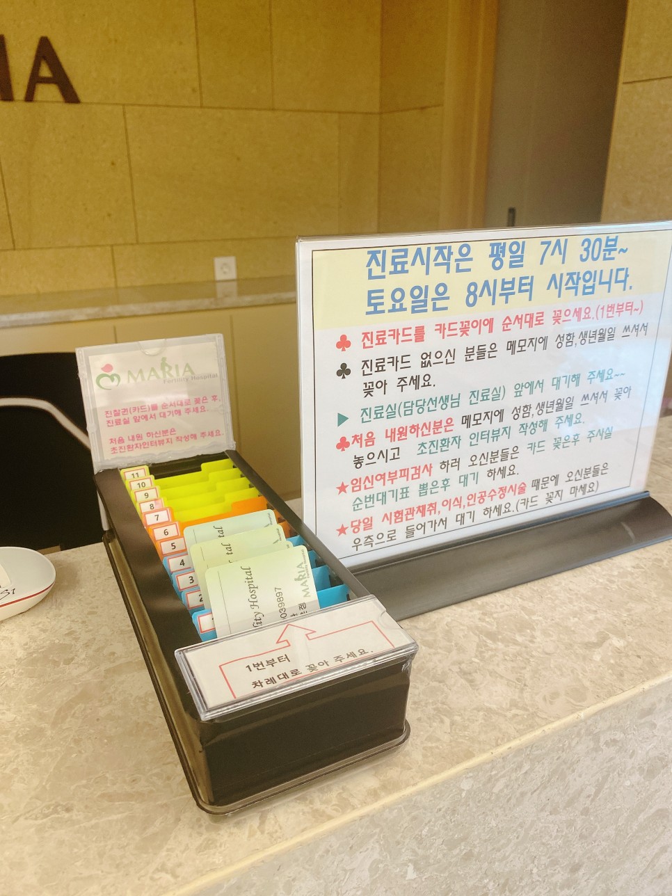 평촌마리아 진료시간