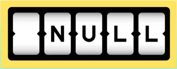 사각형 마디에 NULL 문자 표시된 이미지.