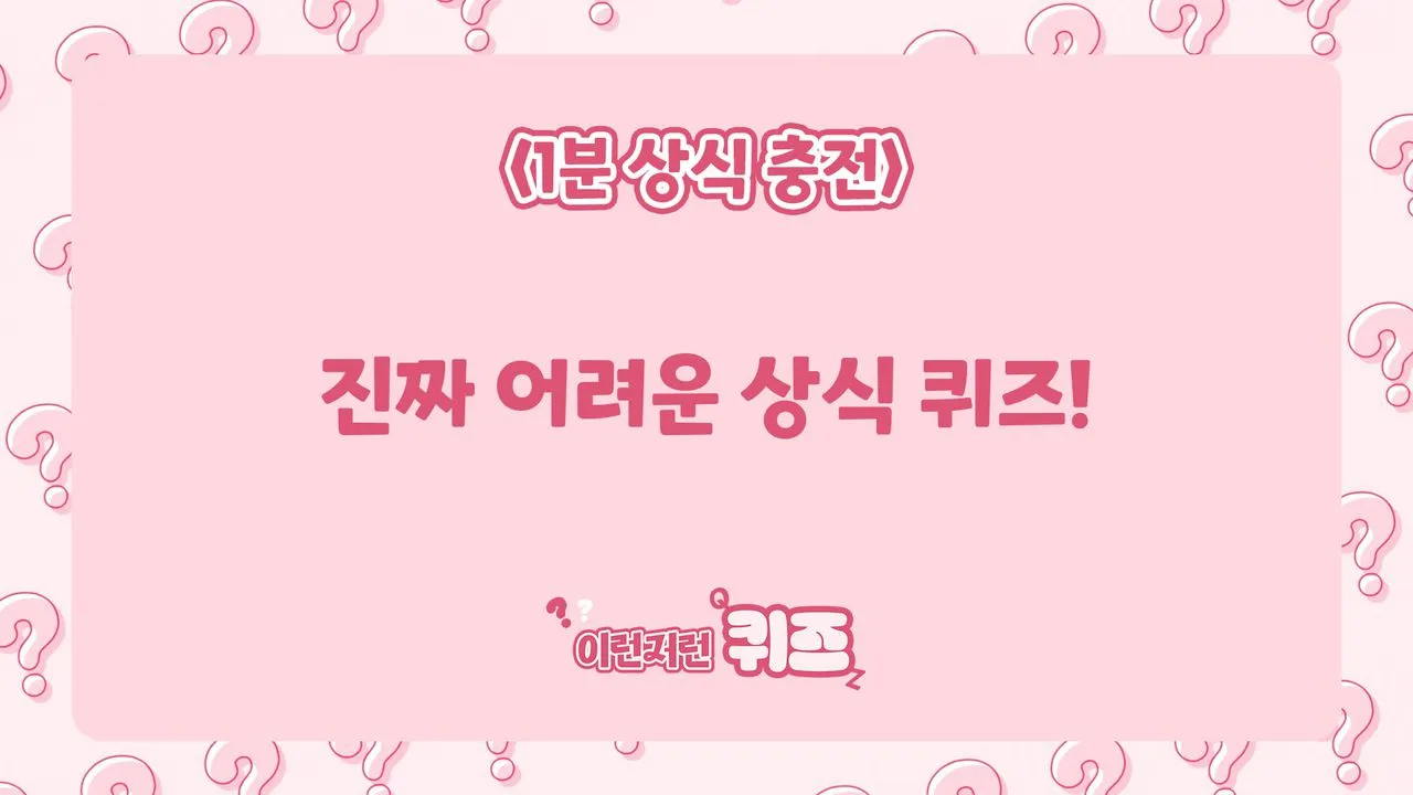 2025 기초상식 퀴즈 100선 모음_6