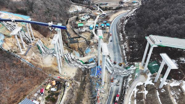 서울세종간 고속도로 공사장 붕괴사고