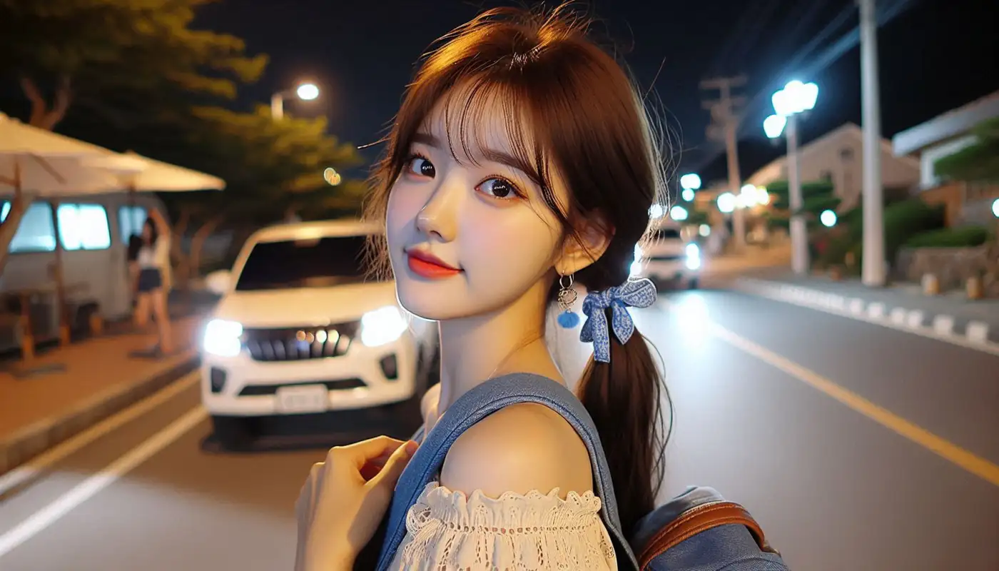 베트남-여행-준비물-체크리스트를-알아보는-여성의-모습