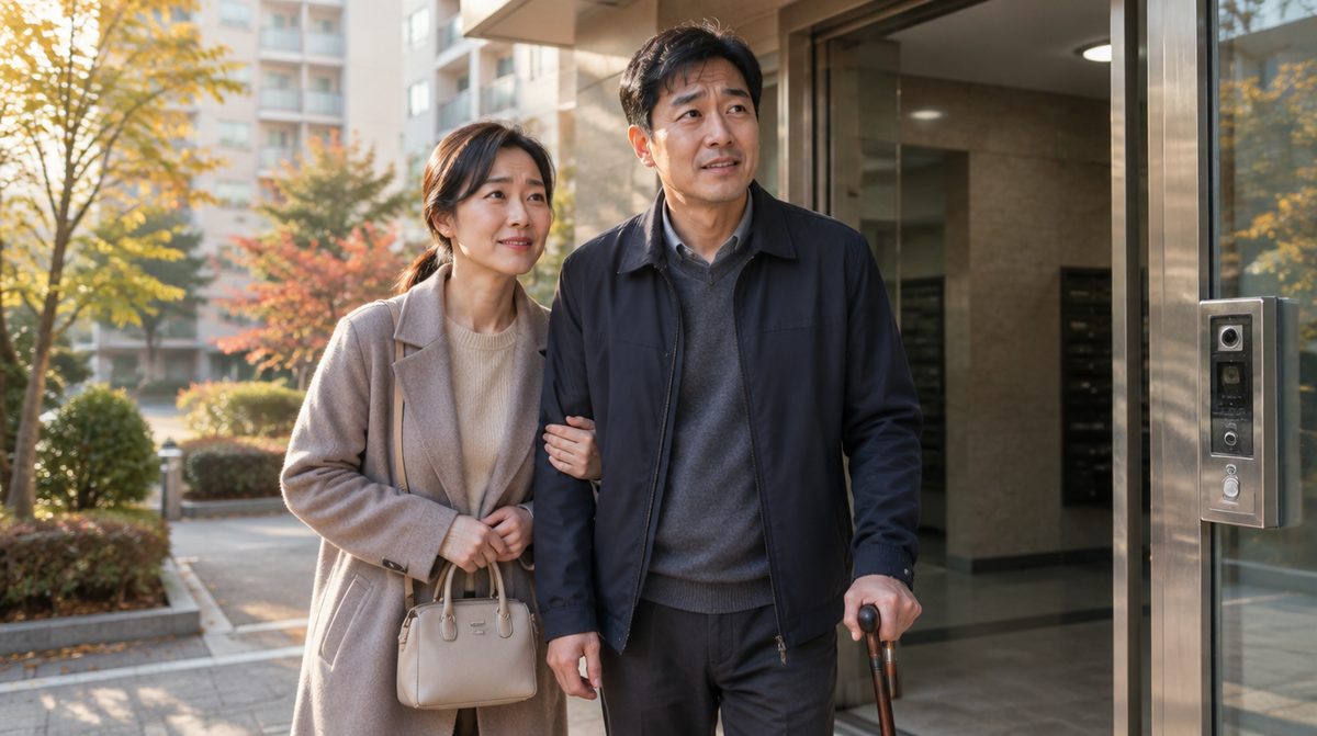 퇴원 후 첫 외출, 계단과 버스 앞에서 멈춰 섰던 날