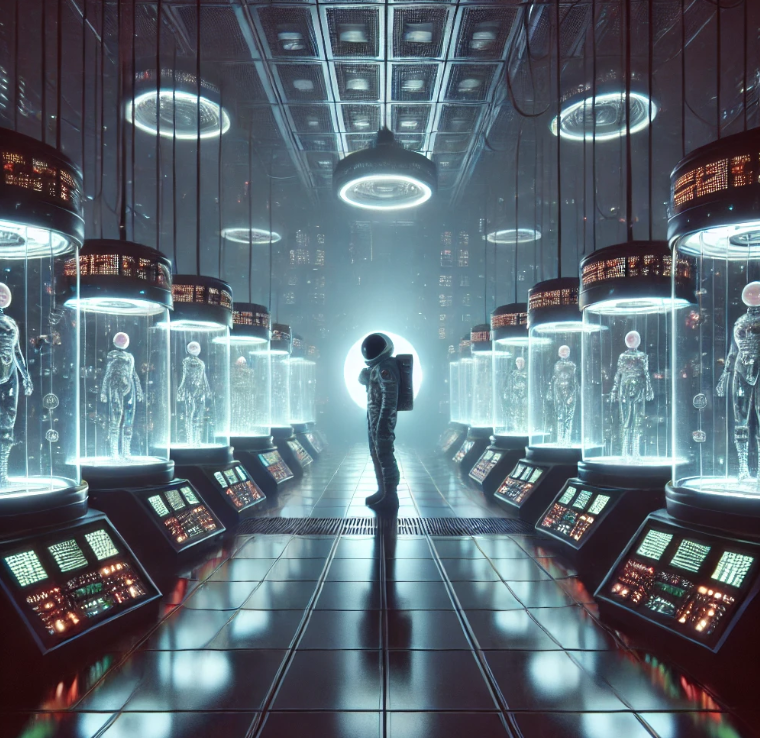 영화 미키17 관련 AI이미지 첨부