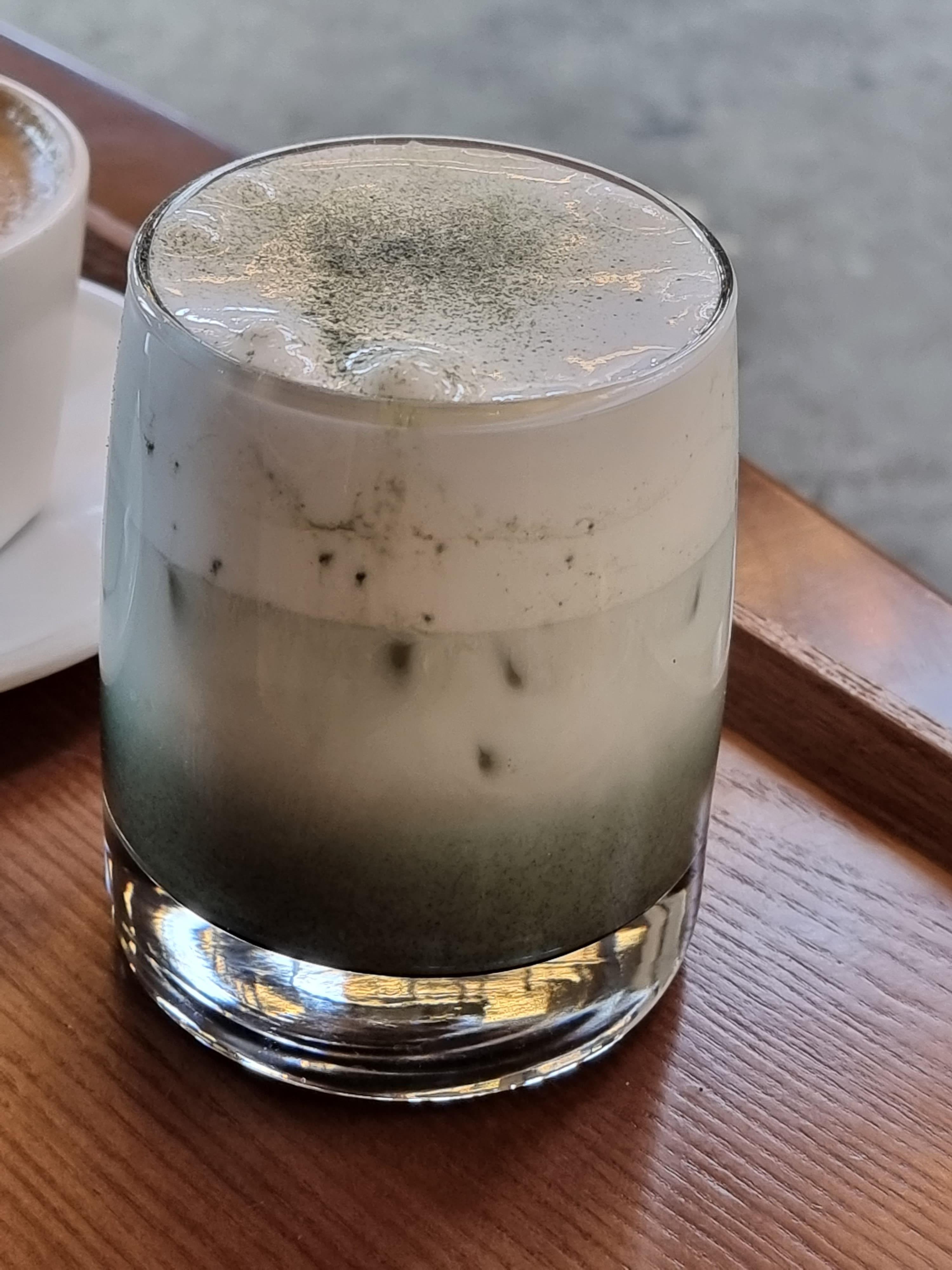 아산-도고창고-쑥크림라떼