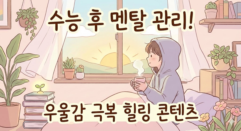 수능 후 멘탈 관리! 우울감 극복 힐링 콘텐츠 지금 바로 보기