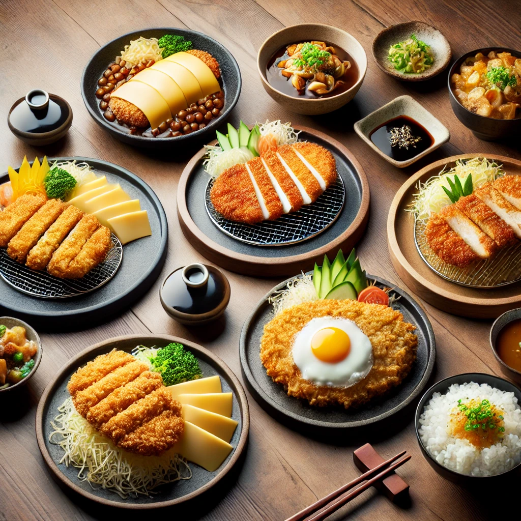 돈카츠의 다양한 종류