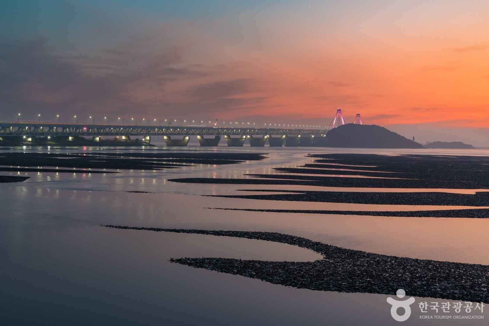 인천 정서진 노을