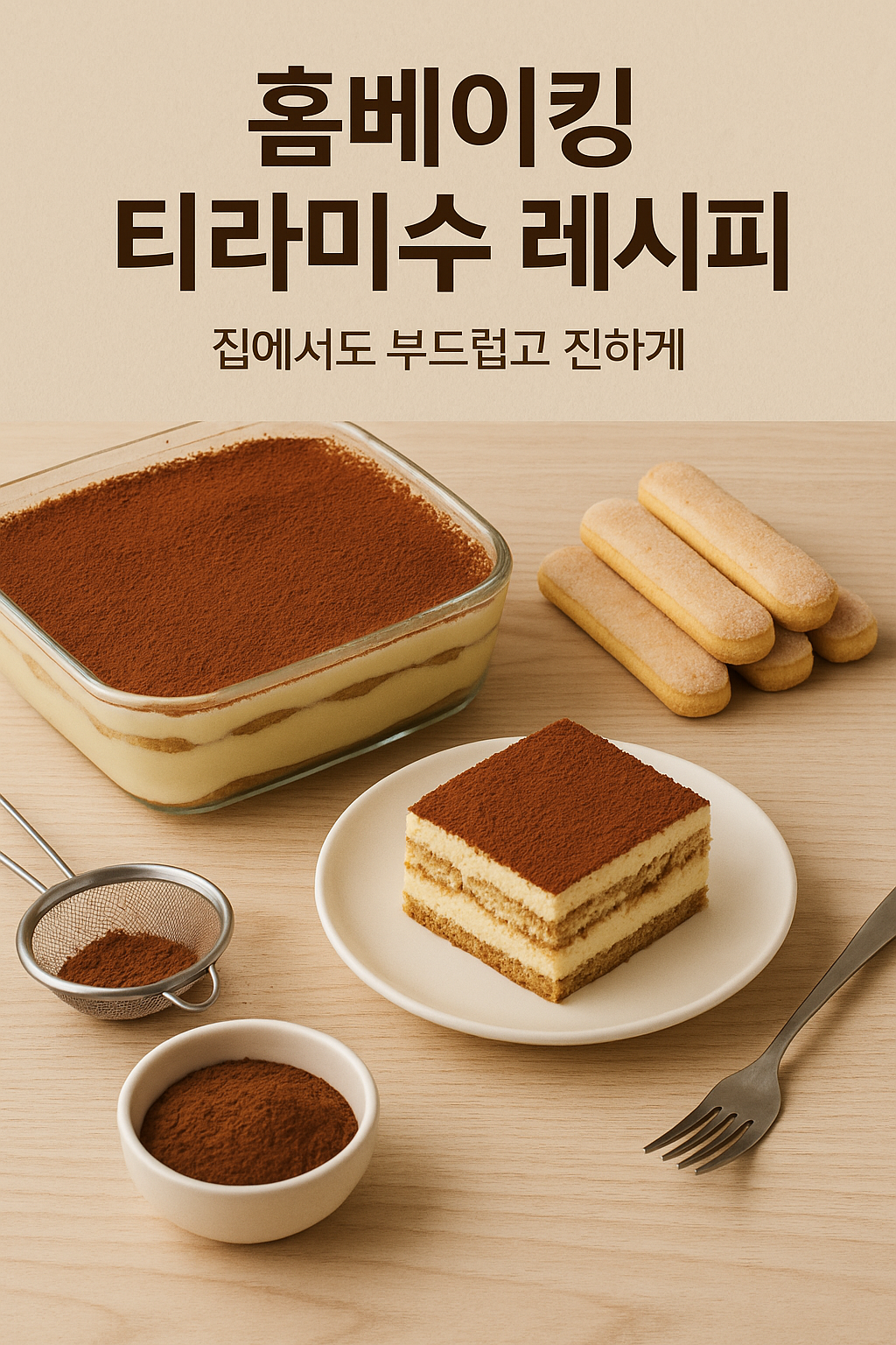 홈베이킹 티라미수