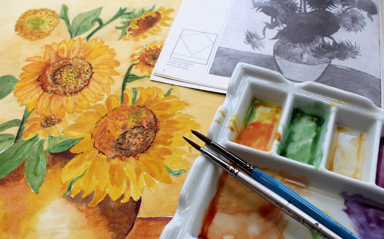 해바라기 그림의 의미와 놓기 좋은 위치