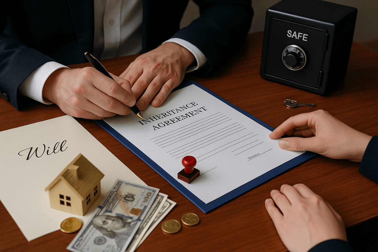 상속세 신고 사진