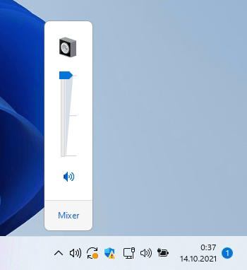 Windows 10 Volume Control in Windows 7 Style