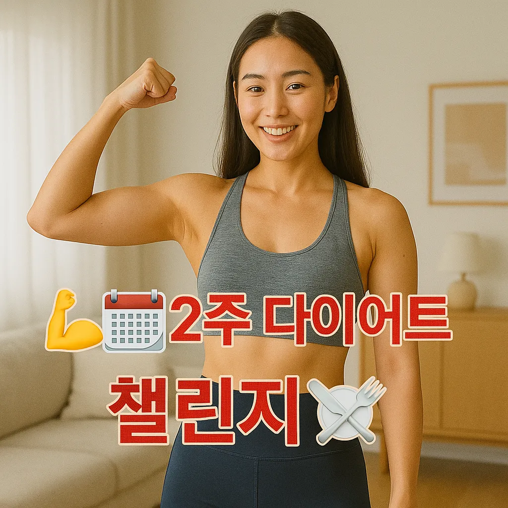 2주 다이어트 챌린지, 한국 여성 다이어트 운동 이미지