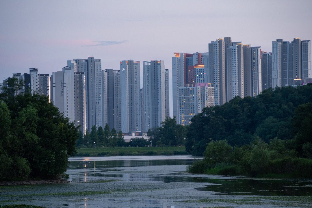 신대호수 산책로