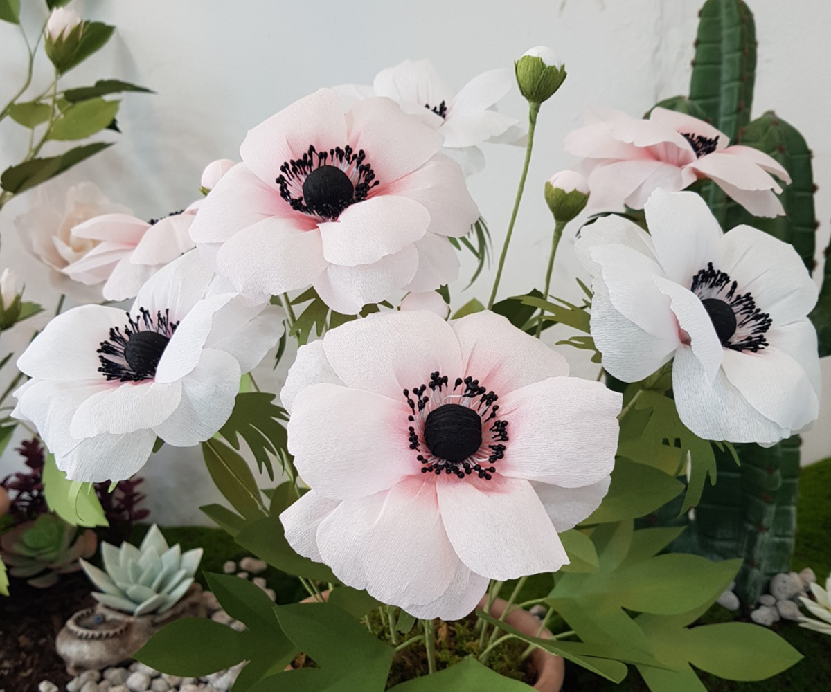 페이퍼 플라워 아네모네