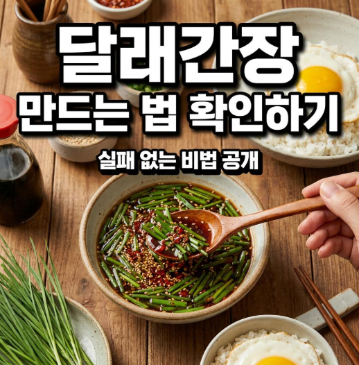 달래간장 만드는 법 확인하기