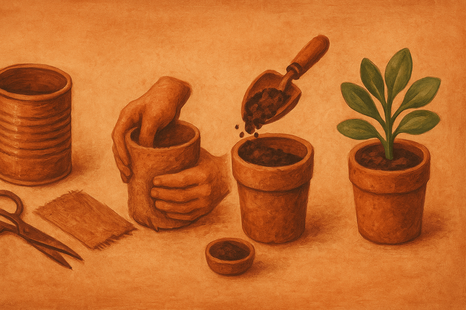 “업사이클링으로 완성하는 감각적인 수제 화분”