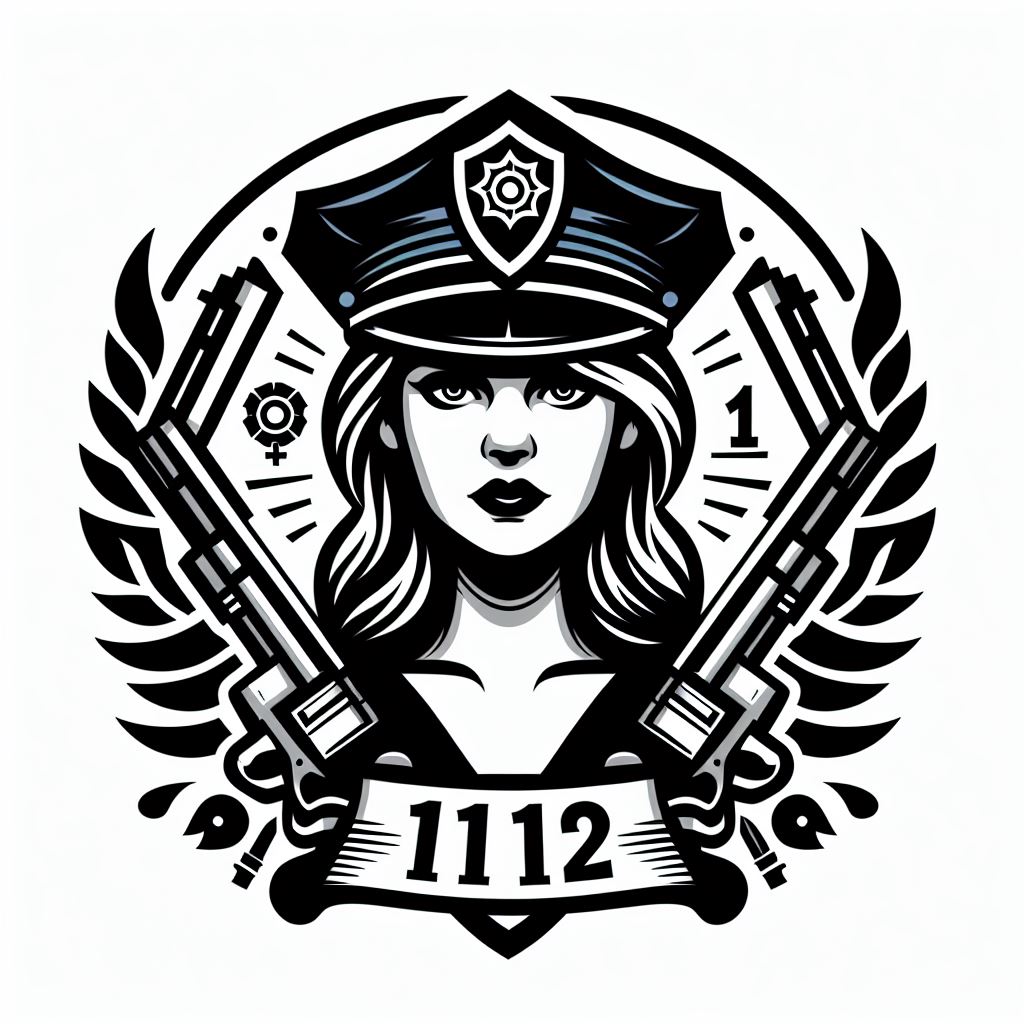 여성 경찰관 로고