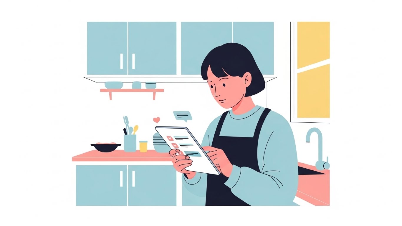 매출과 지출을 함께 계산하며 자영업 수익 구조를 이해하는 장면입니다.