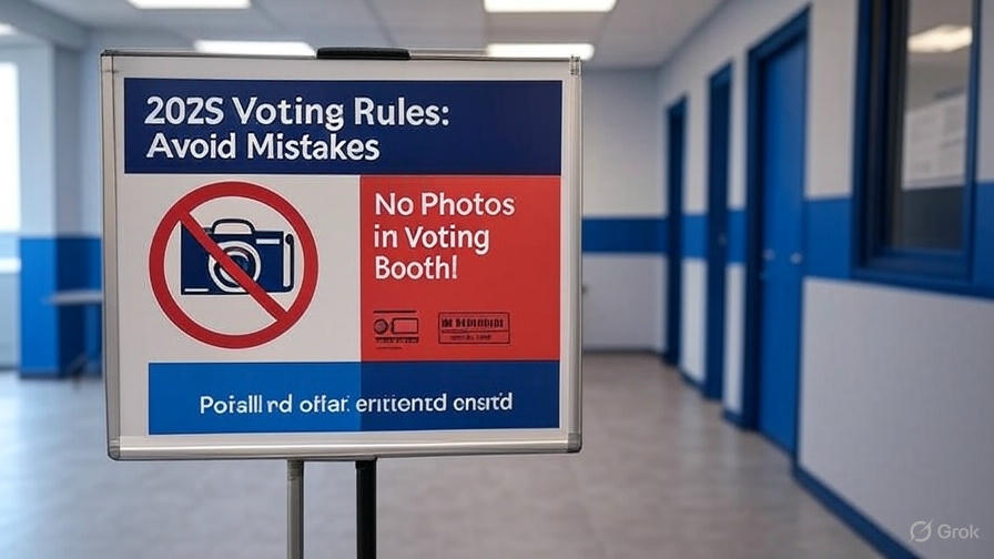 "2025 대선 투표 주의사항"