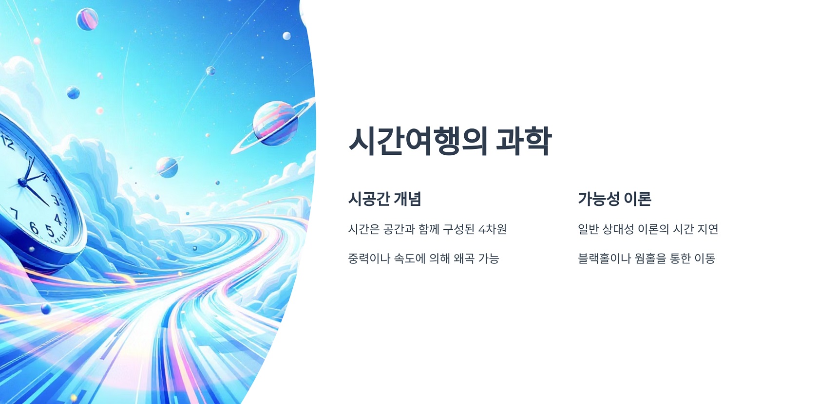 시간여행의 과학