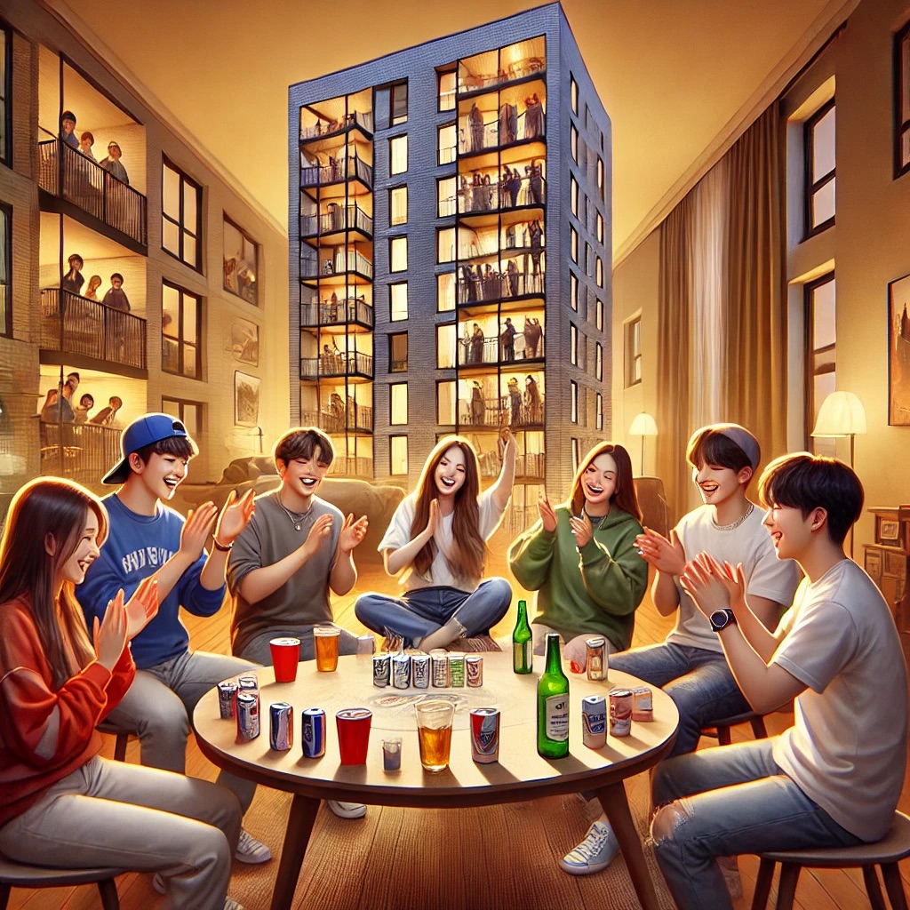 아파트 술게임 방법 : 블랙핑크 로제 노래