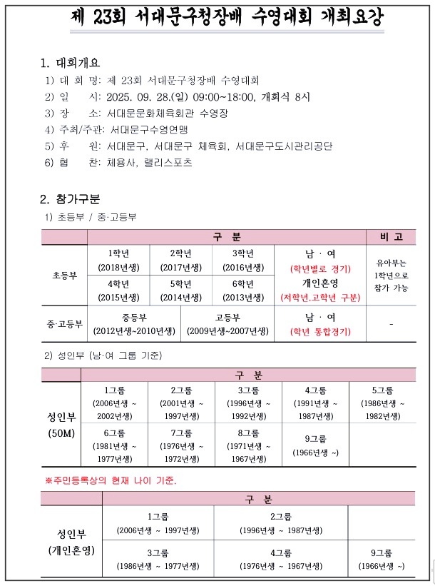 서대문구청장배-수영대회-12