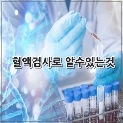 혈액검사로 알수있는것