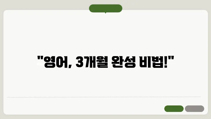 영어공부 정보 정리