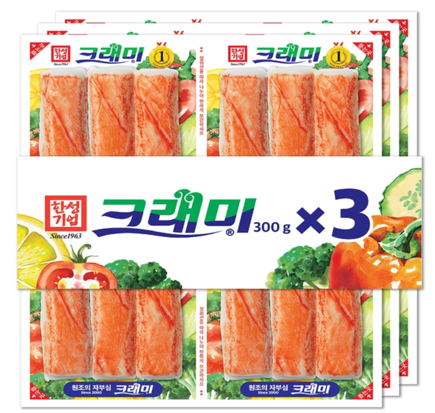 한성기업 크래미 300G X 3
