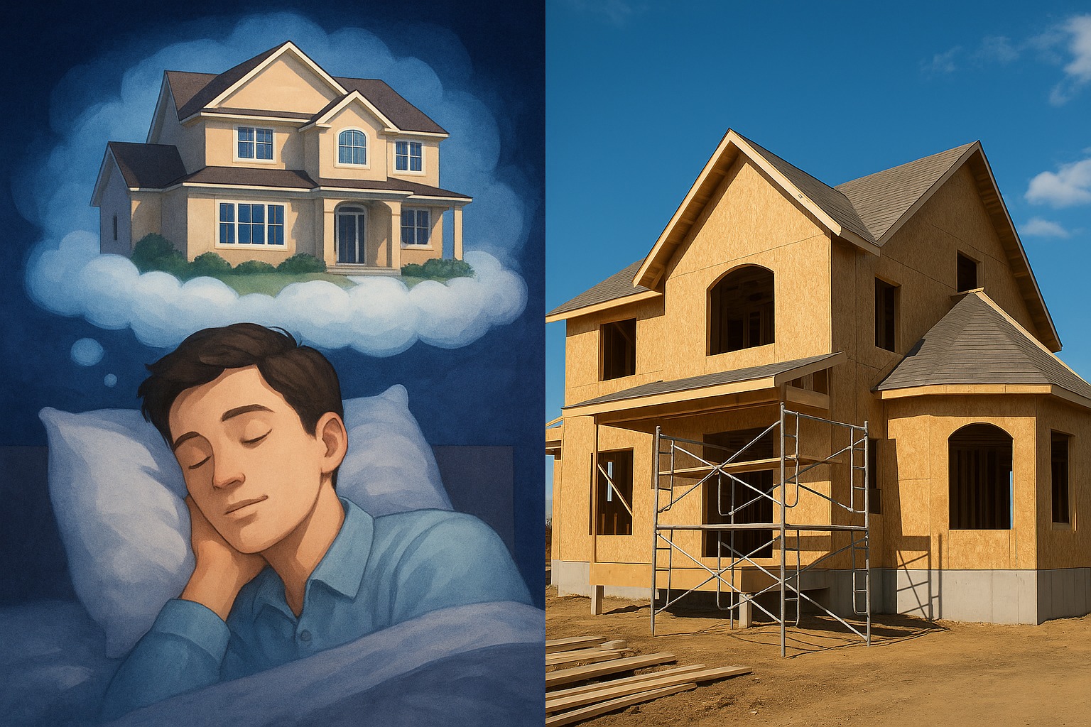 꿈에서 집을 짓다