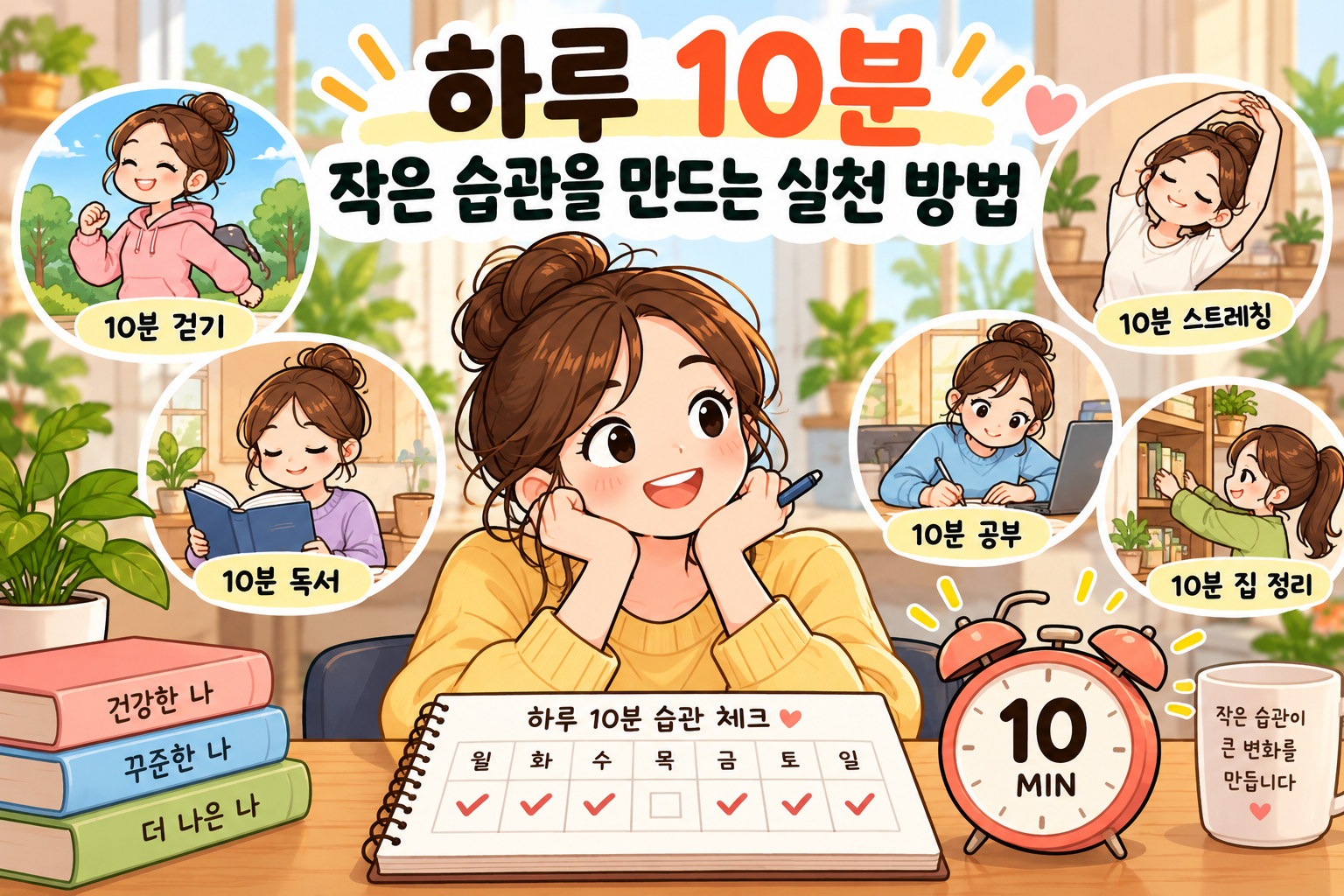 하루 10분 작은 습관을 만드는 실천 방법