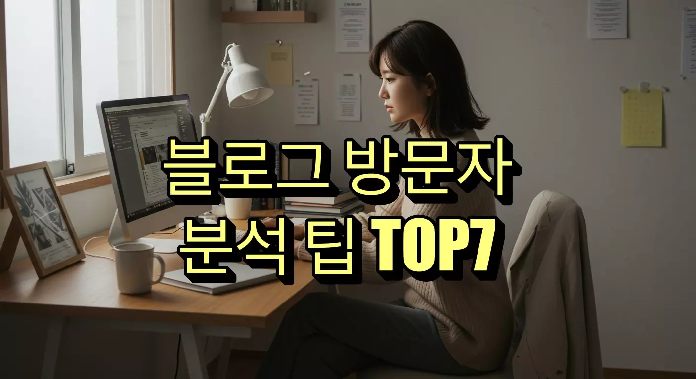 블로그 방문자 분석 팁 TOP7