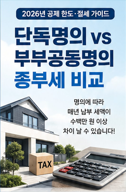 2026년 공제 한도&middot;절세 가이드