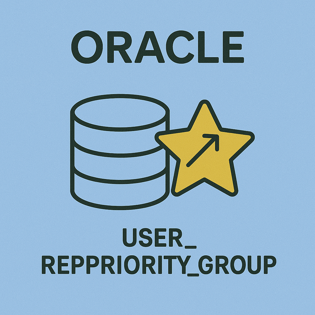 USER_REPPRIORITY_GROUP 완전 해설 : 복제 충돌을 제어하는 우선순위 정책 구성 방법