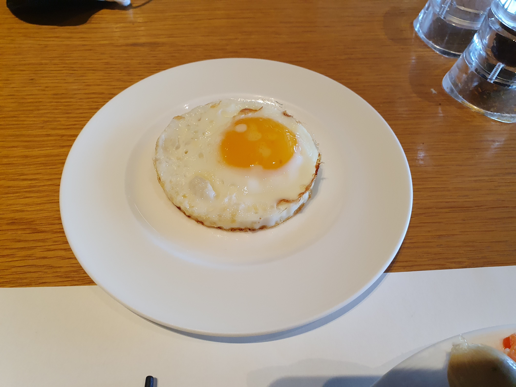 신화월드 메리어트 조식 첫번째 디쉬 써니사이드업