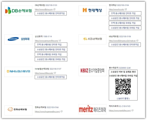 풍수해보험-보험사