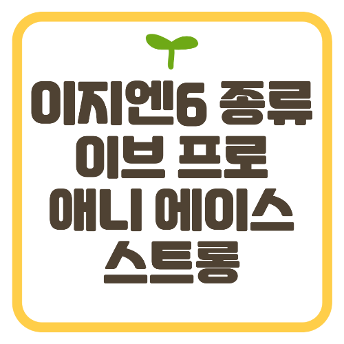 이지엔6 이브 프로 애니 에이스 스트롱